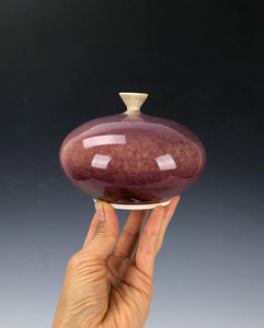Galaxy Ceramic wheel thrown vase by Galaxy Clay Fine Art