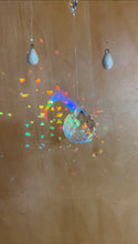 Load image into Gallery viewer, Handmade Porcelain Sun-catcher with MOP Luster