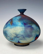 Load image into Gallery viewer, Ceramic Wheel thrown Raku Vase