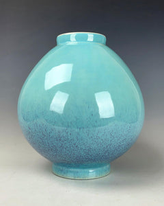 ﻿Korean Traditional Wheel thrown Moon Jar by Galaxy Clay Fine Art