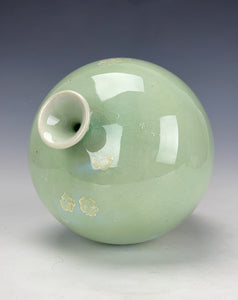 Wheel thrown Ceramic Crystallin Vase by Galaxy Clay Fine Art