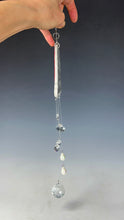 Load image into Gallery viewer, Handmade Porcelain Sun-catcher with MOP Luster
