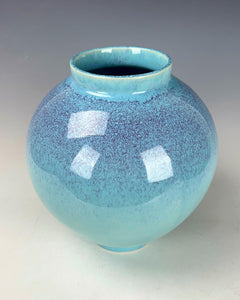 ﻿Korean Traditional Wheel thrown Moon Jar by Galaxy Clay Fine Art