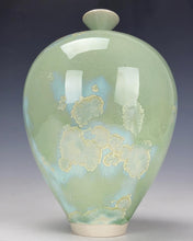Load image into Gallery viewer, Wheel thrown Ceramic Crystallin Vase by Galaxy Clay Fine Art