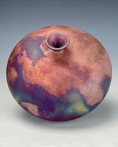 Wheel Thrown Ceramic Raku Vase Find Art by Galaxy Clay