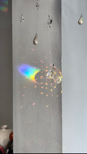 Load image into Gallery viewer, Handmade Porcelain Sun-catcher with MOP Luster