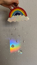 Load image into Gallery viewer, Handmade Porcelain Sun-catcher with MOP Luster