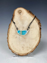 Load image into Gallery viewer, Ceramic Hand Carved Porcelain Necklace filled with Glass Frit by Galaxy Cla