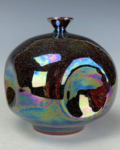Ceramic Decorative Porcelain Vase with MOP luster