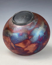 Load image into Gallery viewer, Ceramic Raku Vase Fine Art by Galaxy Clay