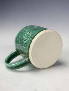 Wheel thrown and hand crafted mug #3