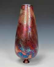 Load image into Gallery viewer, Wheel Thrown Ceramic Raku Vase Fine Art by Galaxy Clay