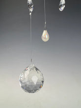 Load image into Gallery viewer, Handmade Porcelain Sun-catcher with MOP Luster