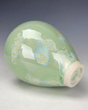Load image into Gallery viewer, Wheel thrown Ceramic Crystallin Vase by Galaxy Clay Fine Art