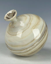 Load image into Gallery viewer, Wheel Thrown Ceramic Marbled Vase by Galaxy Clay Fine Art