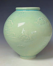 Load image into Gallery viewer, Korean Traditional Wheel Thrown Moon Jar by Galaxy Clay Fine Art